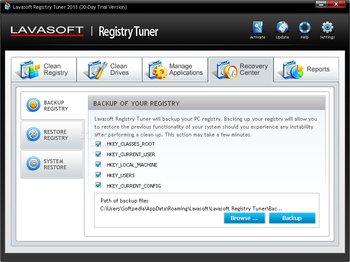 Lavasoft Registry Tuner 2013 screenshot 7