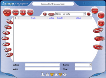 Lavavo CD Ripper screenshot