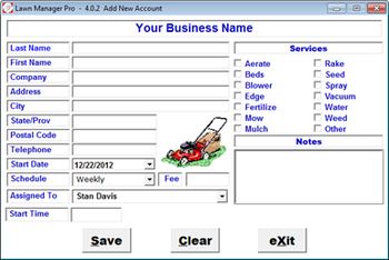 Lawn Manager Pro screenshot
