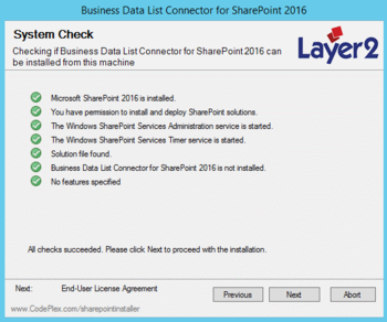 Layer2 SharePoint Business Data List Connector screenshot 2