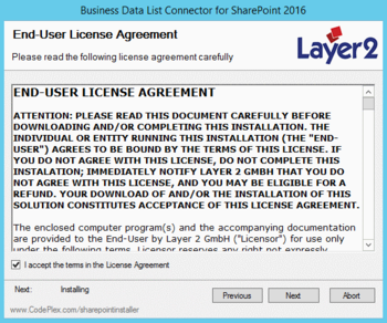 Layer2 SharePoint Business Data List Connector screenshot 3
