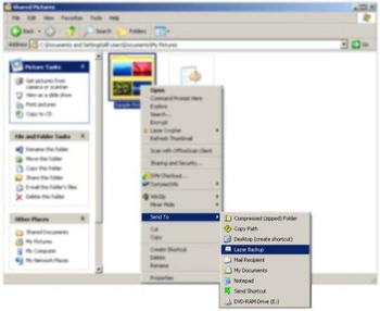 Lazar Backup screenshot