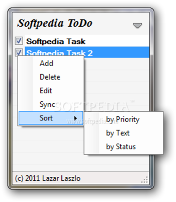 Lazar ToDo Portable screenshot