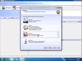 Lazesoft Data Recovery Home Edition screenshot