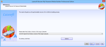 Lazesoft Recover My Password Professional screenshot