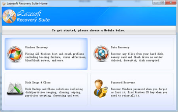 Lazesoft Recovery Suite screenshot