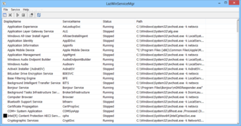 LazWinServiceMgr screenshot