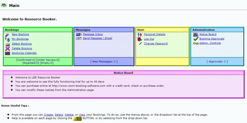 LBE Resource Booker screenshot 2