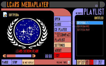 LCARS MediaPlayer screenshot