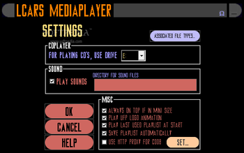 LCARS MediaPlayer screenshot 2