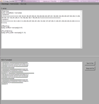 LCD Bitmap Converter screenshot 2