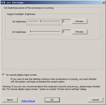 LCD Screensaver screenshot