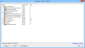 LCleaner screenshot