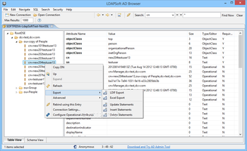LDAPSoft AD Browser screenshot 3