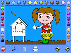 Leah's Farm Coloring Book screenshot