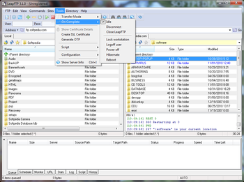 LeapFTP screenshot 8
