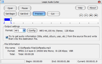 Leapic Audio Cutter screenshot