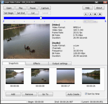 Leapic Video Cutter screenshot 3