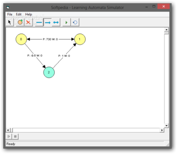 Learning Automata Simulator screenshot