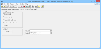 Least Squares Fit Routine screenshot 4