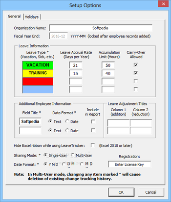 LeaveTracker screenshot 5