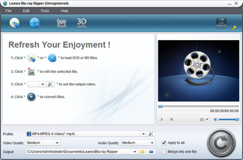 Leawo Blu-ray Ripper screenshot 2