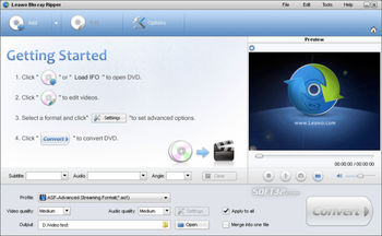 Leawo Blu-ray Ripper screenshot 3