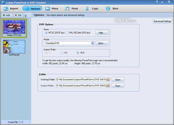 Leawo Christmas PowerPoint to DVD Std screenshot 3