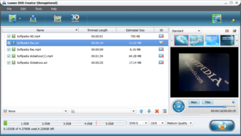 Leawo DVD Creator screenshot