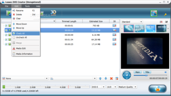 Leawo DVD Creator screenshot 3