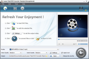 Leawo Easy DVD Converter Suite screenshot