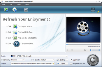 Leawo Easy Media Converter Suite screenshot