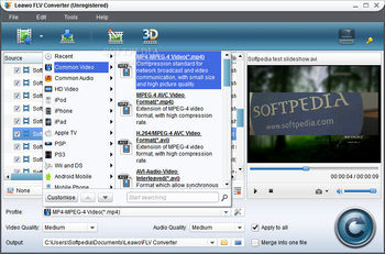 Leawo FLV Converter screenshot 3
