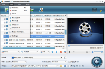 Leawo FLV Converter screenshot 9