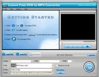 Leawo Free DVD to MP4 Converter screenshot 3