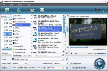 Leawo HD Video Converter screenshot 2