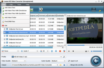 Leawo HD Video Converter screenshot 9