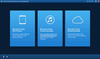 Leawo iOS Data Recovery screenshot