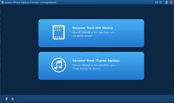 Leawo iPhone Backup Extractor screenshot