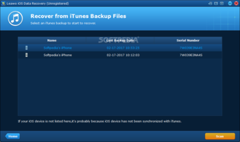 Leawo iPhone Data Recovery screenshot 4