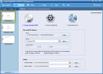 Leawo PowerPoint to DVD Pro screenshot 4