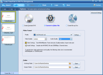 Leawo PowerPoint to DVD Pro screenshot 5