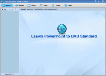 Leawo PowerPoint to DVD Standard screenshot