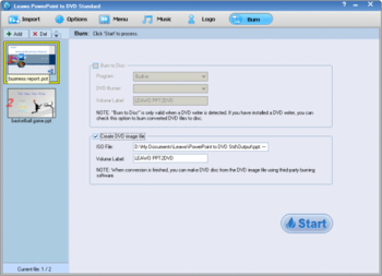 Leawo PowerPoint to DVD Standard screenshot 6