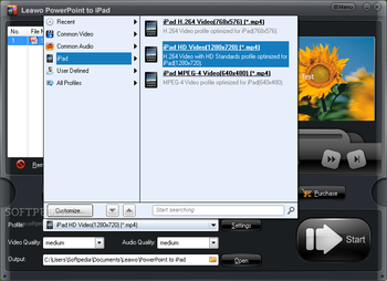 Leawo PowerPoint to iPad screenshot 2