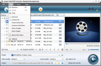Leawo Total DVD Converter Standard screenshot 3