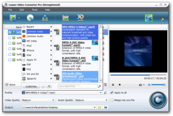 Leawo Video Converter Pro screenshot 2