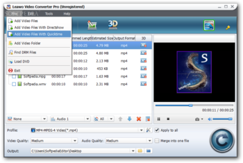 Leawo Video Converter Pro screenshot 7