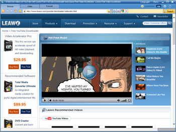 Leawo YouTube Downloader screenshot