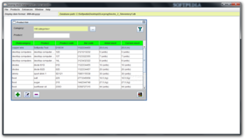 Lecprog stock management screenshot 2